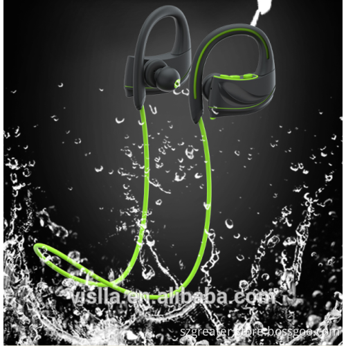 2017 New Hot sale IPX7 waterproof stereo bluetooth headphone wireless Noise cancelling bluetooth earphone